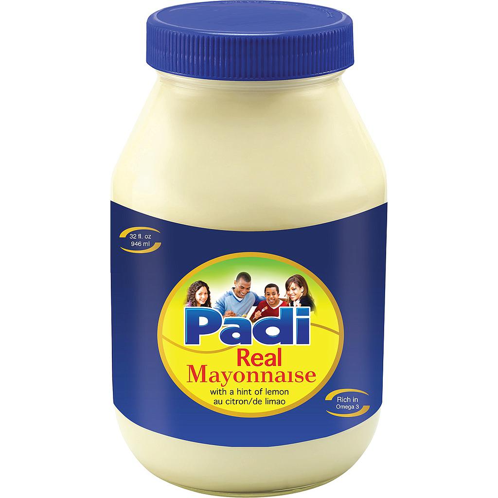 Padi Mayonnaise 946ml/32oz (GLASS)